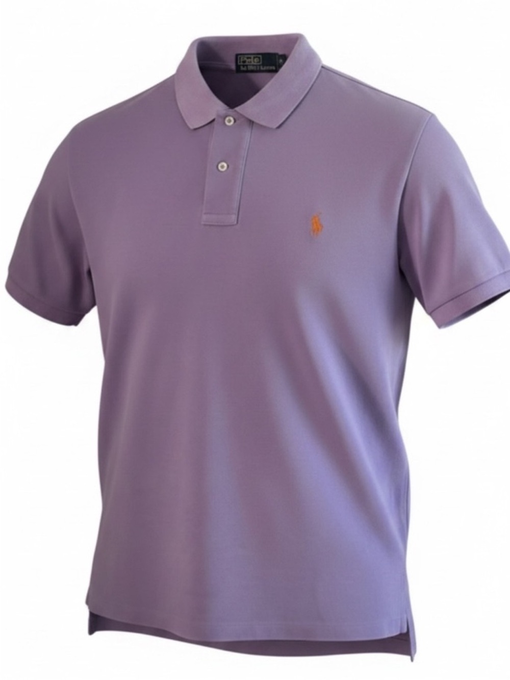 Ralph Lauren Lavender Polo Shirt with Contrast Pony M